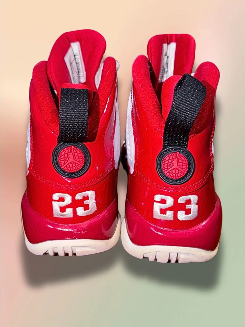 Air Jordan 9 Retro GS Gym Red White Black 2019 Sneakers 302359-160 Size 5Y